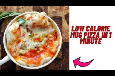 1 minute low calorie pizza recipe that actually tastes amazing- low calorie pizza recipe