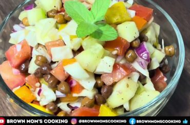How to make Weight Loss Salad Recipe | High protein | Black Chana Salad | Chickpea Salad Recipe