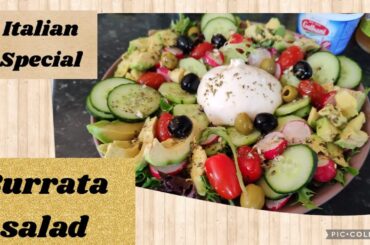 Burrata salad recipe || healthy salad ||quick salad #italian #best #homemade