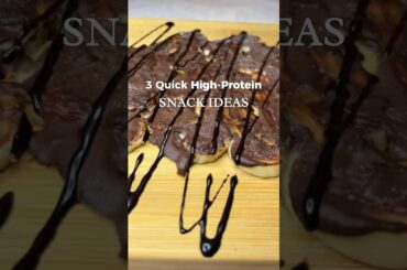 Quick High-Protein Snacks: 3 Healthy Snack Ideas for Busy Days #healthyrecipes #highprotein #snacks