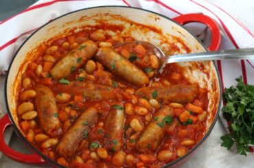 Sausage & Butterbean Casserole | Healthy Family Dinner Recipe