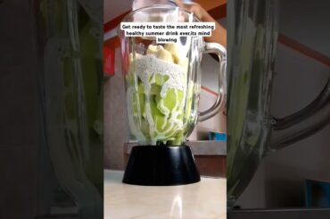 How to make healthy cantaloupe banana smoothie/#healthyrecipes #easyfix#smoothielovers #shorts