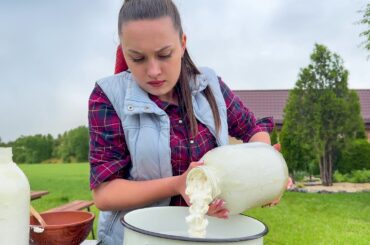 Cooking Ukrainian Borscht in the Village! Delicious and very Healthy Recipe