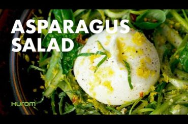 HEALTHY RECIPES | How to Make Asparagus Burrata Salad | Quick & Delicious