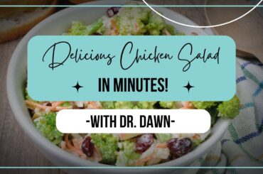Quick and Easy Chicken Salad Recipe | Healthy Lunch Ideas