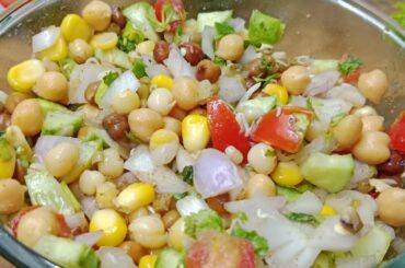 Protein Rich Salad Recipe| Weight Loss Salad Recipe| Healthy Breakfast Salad Recipe| Indufoodzone|