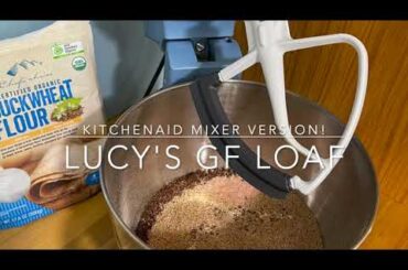 "Lucy's Loaf" with Kitchenaid Stand Mixer - GF and Healthy bread