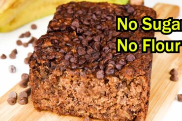 Gluten Free Banana Bread || No Flour || No sugar @thefreshplate06