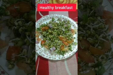 morning breakfast ideas #healthy food#breakfast/ankurit moong chaat#shorts