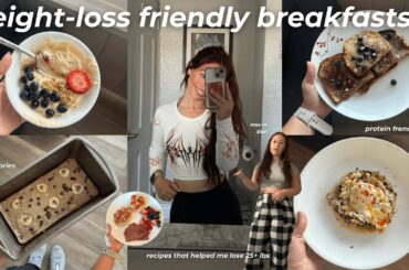 7 DAYS OF HEALTHY WEIGHT LOSS BREAKFAST IDEAS | Easy step by step