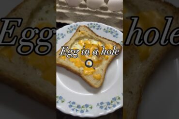 Easy Egg in a Hole Recipe | Healthy Breakfast Idea #egg #bread #shorts