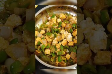 Paneer Capsicum Fry #easyrecipes  #protein #healthy #weightloss #pannercapsicum #recipe  #shorts
