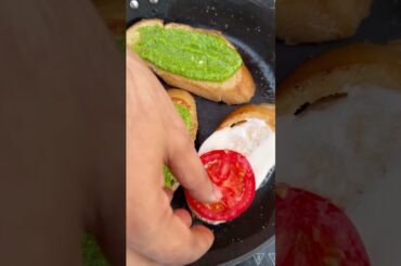 Healthy Sandwhich recipes!! PESTO PANEER SANDWICH