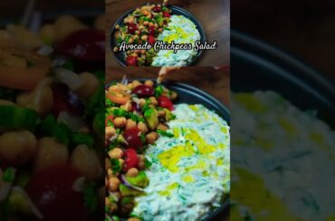 High Protein Chickpea Salad | Easy and Healthy Salad Recipe for Vegetarian Diet
