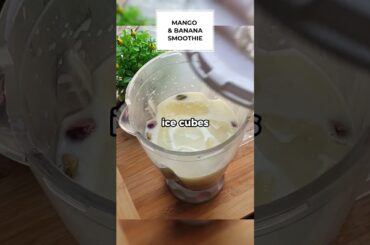 Mango and Banana Smoothie| weight loss recipe|Healthy|summer special|mummyseasyrecipe