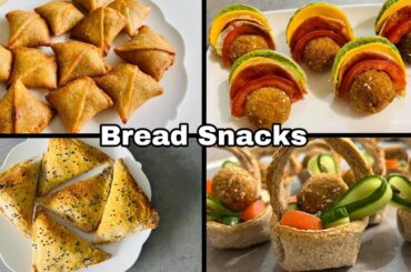 4 Easy Bread Snack Recipes You Need To Try! Healthy Bread Snacks By One Dish One Tip