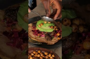 HEALTHY LUNCH INSPO with Red Lentil Flatbread #flatbreadrecipe #healthyveganrecipes #lunchrecipes