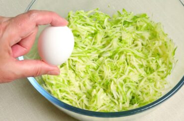 I can eat this zucchini every day! Easy and healthy dinner recipe!