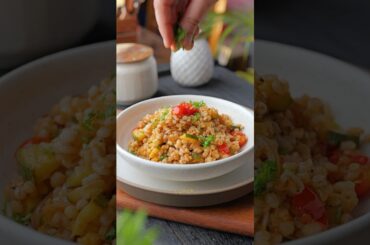 Pearl barley pulav | Dinner Recipe |  Millet Recipe | #healthy #dinner #barley #recipevideo