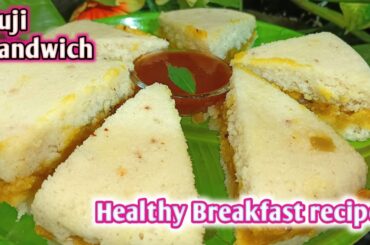 Suji Sandwich Recipe Without Bread | Breakfast Recipe | Healthy recipe |