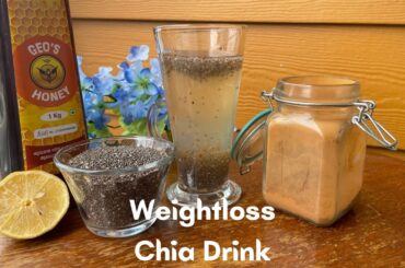 Healthy Weight loss Drink || Chia seed Drink || Weight loss  recipes || weight loss morning drinks