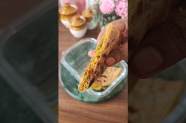 Lunch box Recipes - Egg chapati Roll | Egg roll | healthy lunch box Recipes | Easy tiffin box recipe