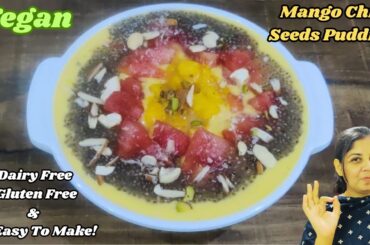 Mango Chia Pudding | Chia Pudding | Healthy Breakfast Recipe |Vegan Recipe | Spring/Summer Meal Prep