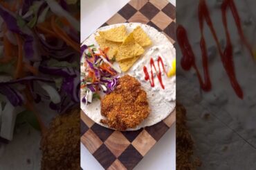 ZINGER CRUNCH WRAP. a healthy and quick snack  #cooking #food #healthy