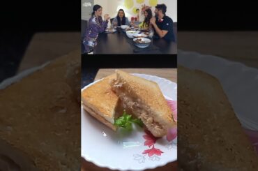 Ananya Pandey's Healthy Lunch Chicken Sandwich Recipe#ananyapandey  #shorts #subscribeplz