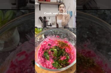 Tried Alia Bhatt’s Favourite Beetroot Salad Recipe #shorts #aliabhatt #beetrootsalad