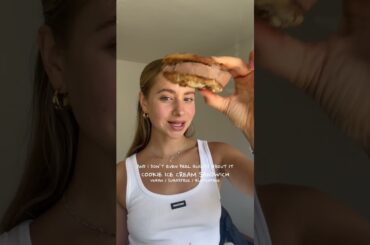 HEALTHY ICE CREAM SANDWICH #shorts