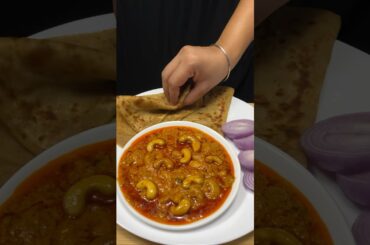 Dhaba Style Kaju Masala ASMR Cooking #shorts #food #cooking #asmr #indianasmrworld