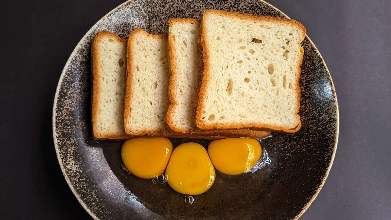 Just Pour Eggs on Bread Result Will be Amazing! Simple Breakfast Recipe/Healthy Cheap & Tasty Snacks Just Pour Eggs on Bread Result Will be Amazing! Simple Breakfast Recipe/Healthy Cheap & Tasty Snacks