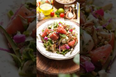 Watermelon sprout salad | weight loss recipe | healthy | Easy Salad Recipe #saladrecipe