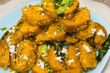 Pumpkin Muthiya | pumpkin recipes  | Healthy snack recipe | Pumpkin cutlets | kaddu recipe|