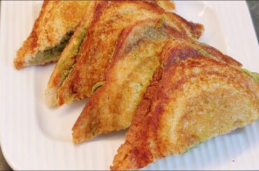 No Mayo,No Curd Crispy Chickpea Sandwich Recipe | Healthy High Protein Recipe | Easy Breakfast Ideas