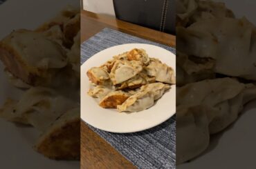 Pork chive dumplings :) #healthy#cooking#dumplings#recipe