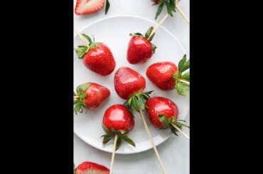 How To Make Tanghulu (Strawberry Tanghulu)