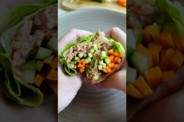 Tuna Rice paper Rolls #healthyrecipes #healthylunch