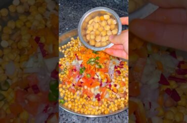 Chana chat recipe in pregnancy | Healthy Snacks ideas #minivlog #shorts #trending #viral #ytshorts