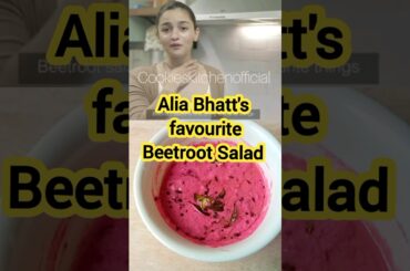 Alia Bhatt's favourite beetroot salad #shorts #viral