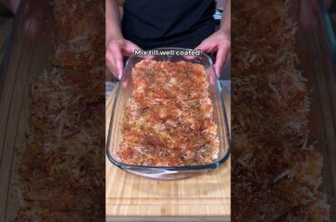 Looking For High Protein Low Calorie Comfort Food? Try This Garlic Parm Chicken & Creamy Mash Potato