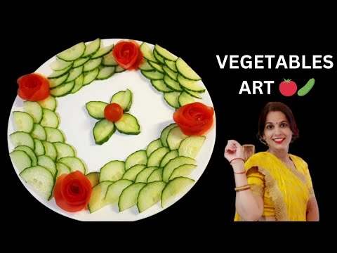 Cucumber Art | Tomato | Beautiful Salad Decoration idea | Healthy salad recipe #cooking |Fruits Cucumber Art | Tomato | Beautiful Salad Decoration idea | Healthy salad recipe #cooking |Fruits
