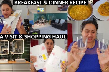 Morning Breakfast To IKEA Visit | Healthy Lunch Box & Dinner Recipe | IKEA Mini Haul