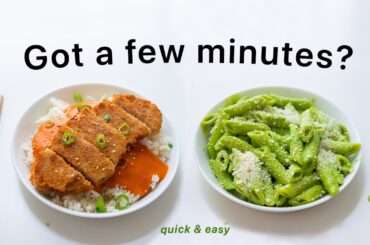 5 Quick Meals I’m obsessed with right now. (vegan & pretty healthy)
