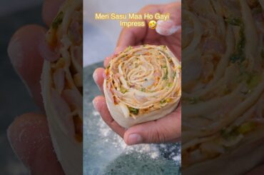 100 layers wala ONION PARATHA #food #recipe #bharatzkitchen
