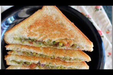 Avocado ka healthy sandwich| Healthy sandwich recipes| Breakfast recipe|Lunch Box recipe|