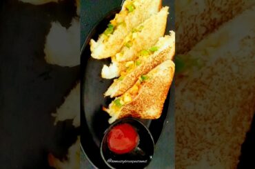 easy snacks recipes| bread sandwich  #shorts #shortsfeed #trending #viral #sandwich  #food #snacks