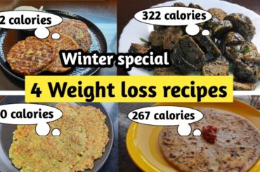 Breakfast/Dinner recipes | 4 weight loss recipes | High protein meal | Diet recipes for weight loss