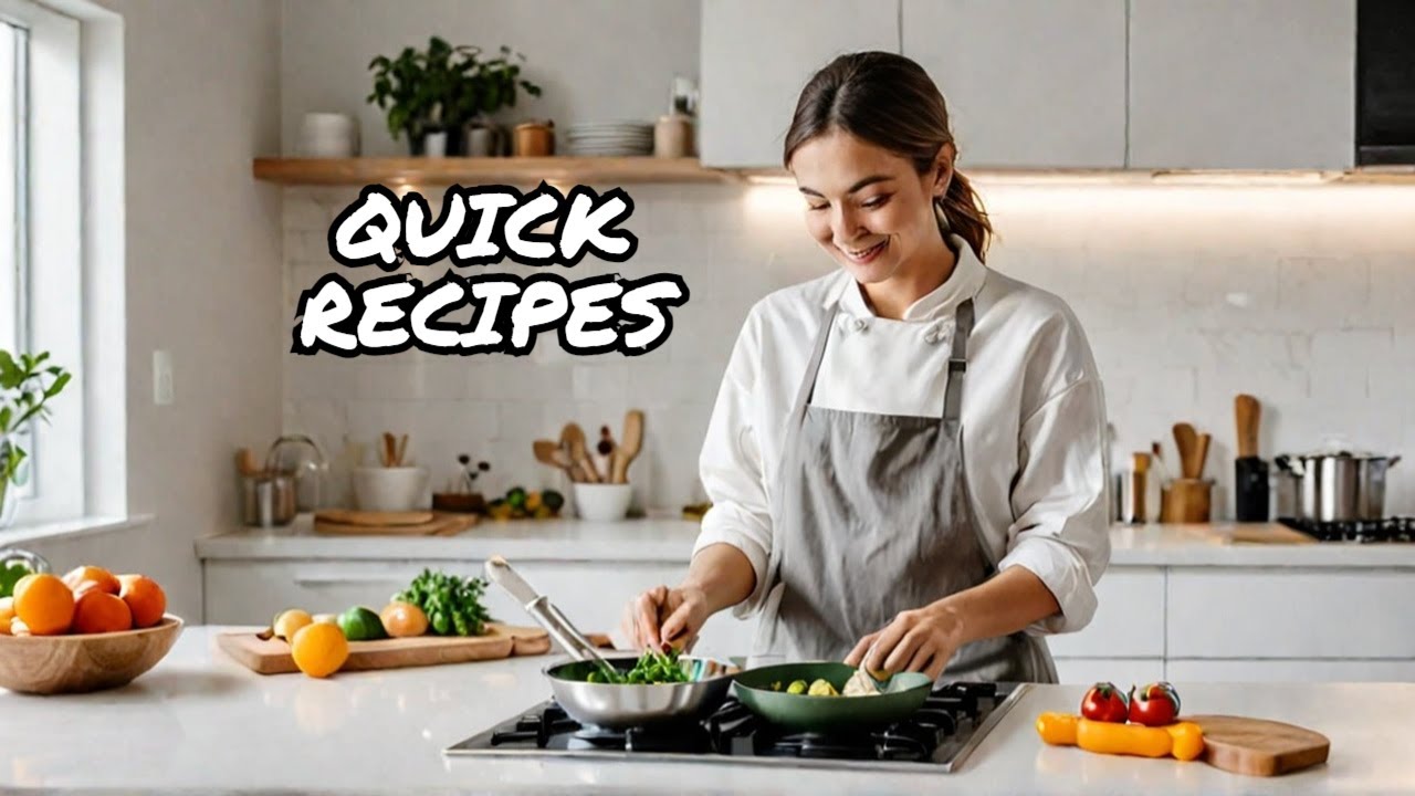 Quick & Healthy Recipes for Busy Lives! Quick & Healthy Recipes for Busy Lives!